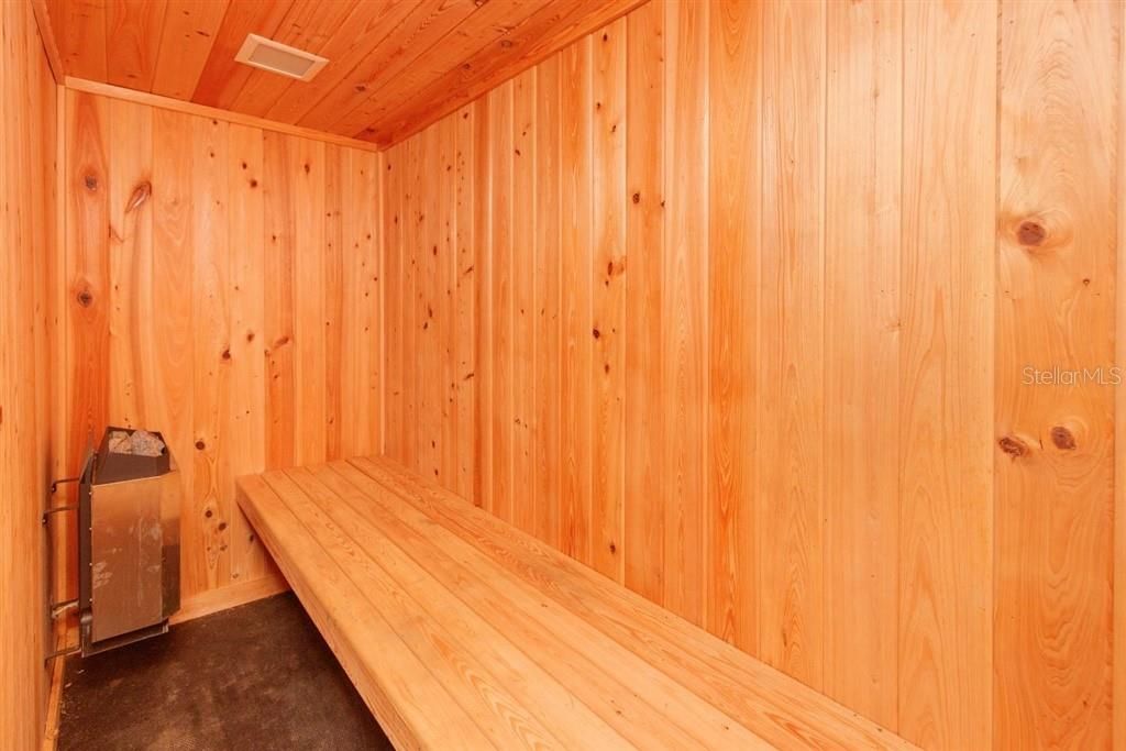 Sauna Room by Pool & Patio area