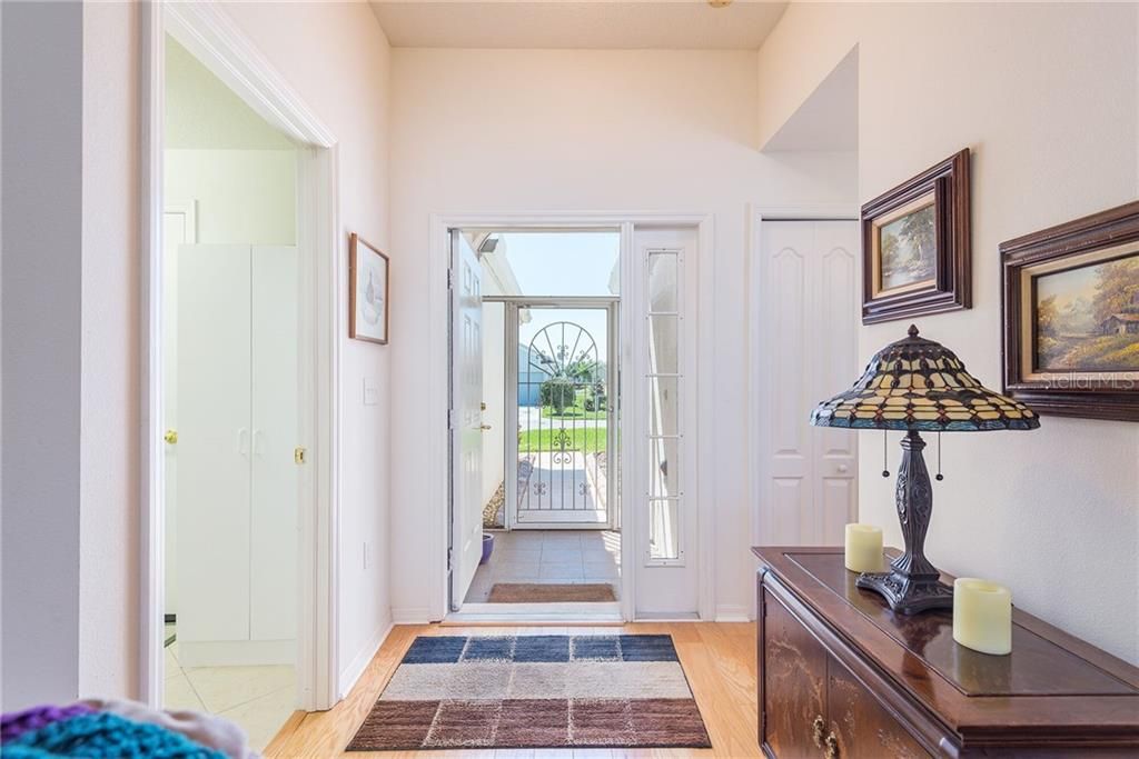 SCREENED PORCH FRONT ENTRY