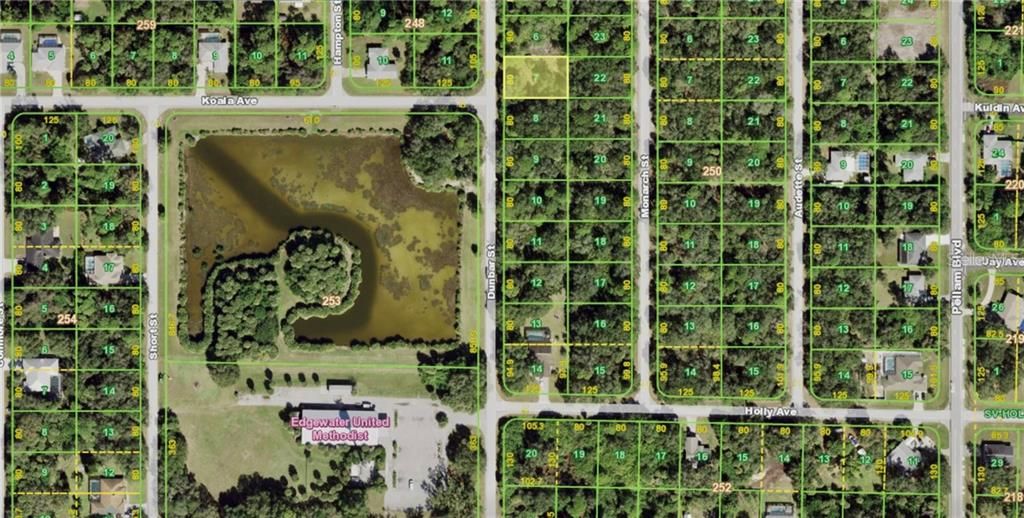 Excellent building lot just north of Edgewater Dr and west of Pellam Blvd
