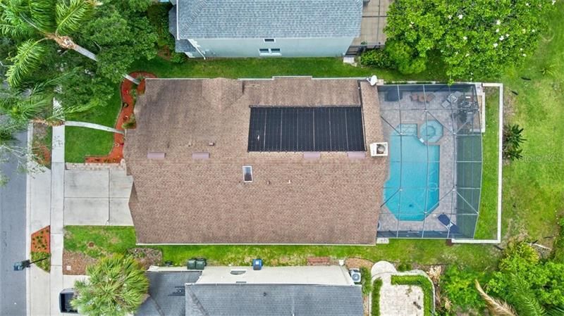 Newer Roof  with Solar Heat.