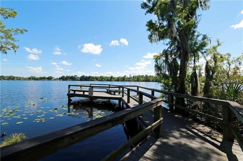 Fishing Pier to Amazing Lake Long.