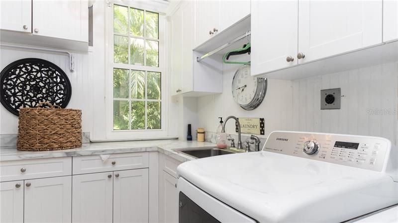 Laundry Room off Kitchen.