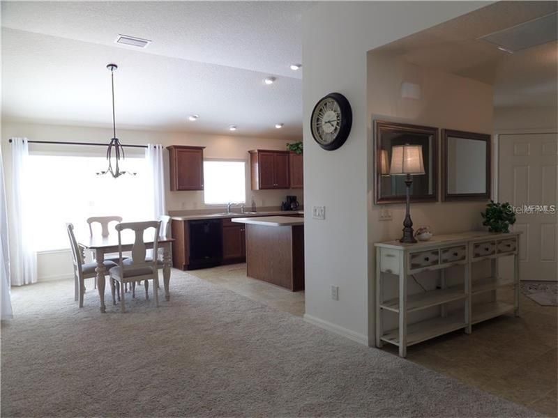 Dining area next to the kitchen.