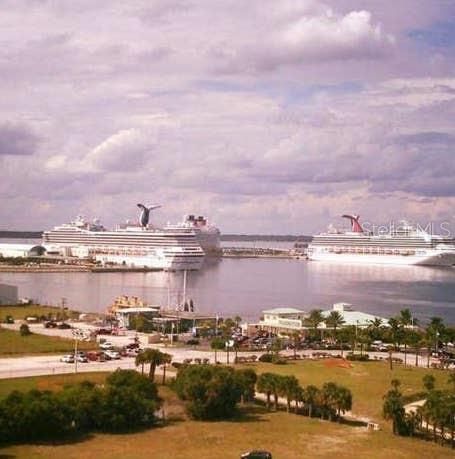 Cruise ships at port