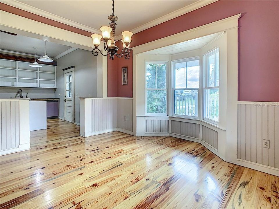 Spacious Dining Room with ample natural light.