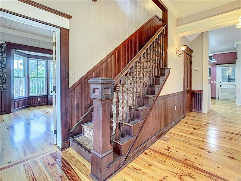 Living room to the left.  Dining room to the right.