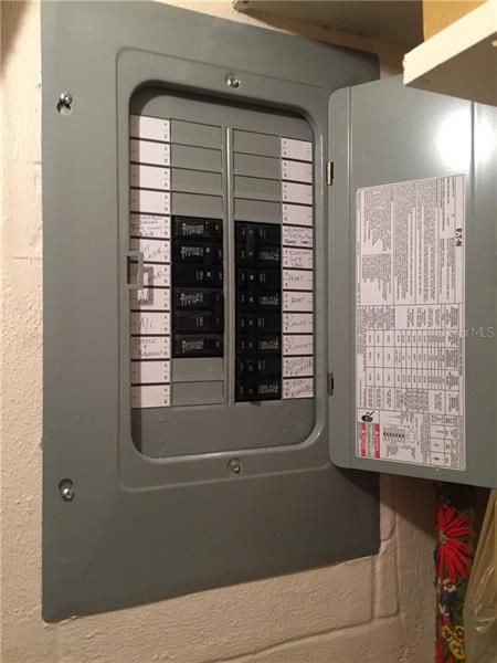 Here's a REAL BONUS! Tthe electric panel was changed out July 2019!