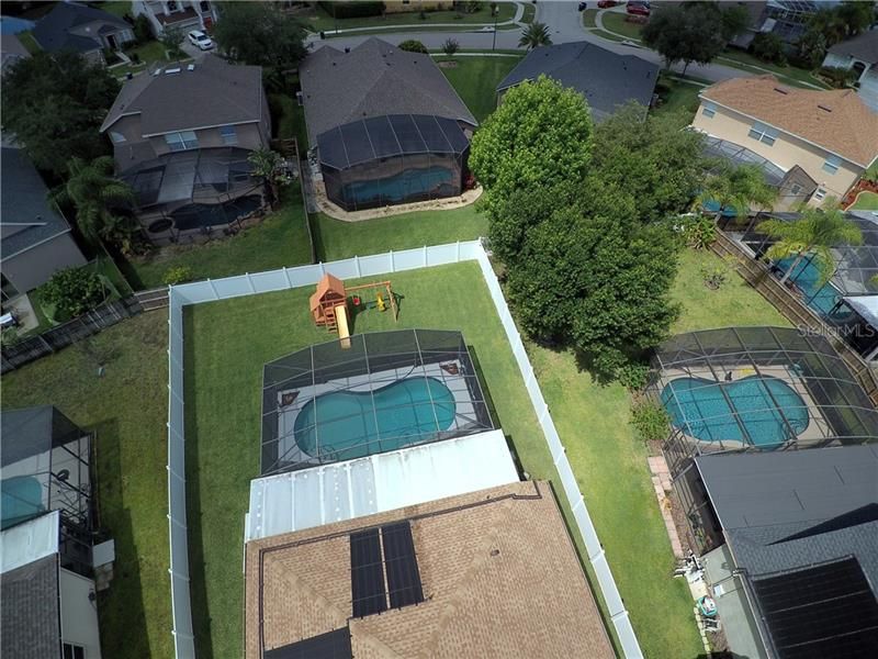 Fenced Backyard