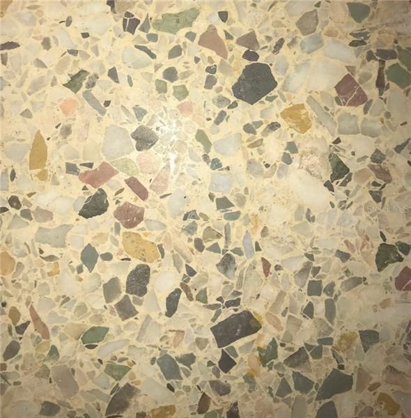 If you love terrazzo, this can be polished to its original shine or it will make great subfloor for carpeting or laminate.