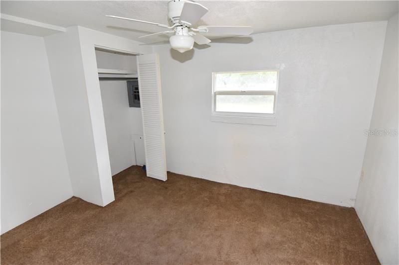 Front bedroom with closet