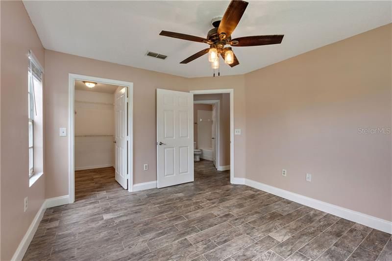 Bedroom 2 with sizable walk-in closet