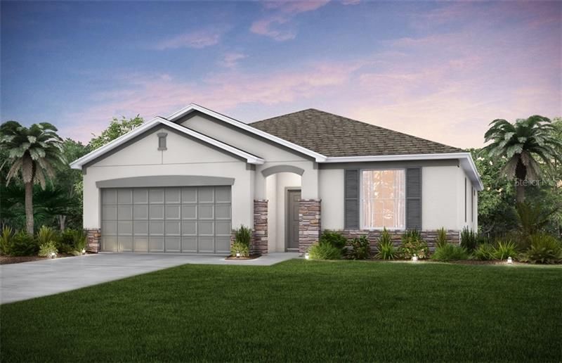 Exterior Design - Artist rendering for this home provided by Builder. Pictures are for illustration purposes only. Elevations, colors and options may vary.