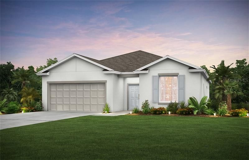 Exterior Design - Artist rendering for this home provided by Builder. Pictures are for illustration purposes only. Elevations, colors and options may vary.