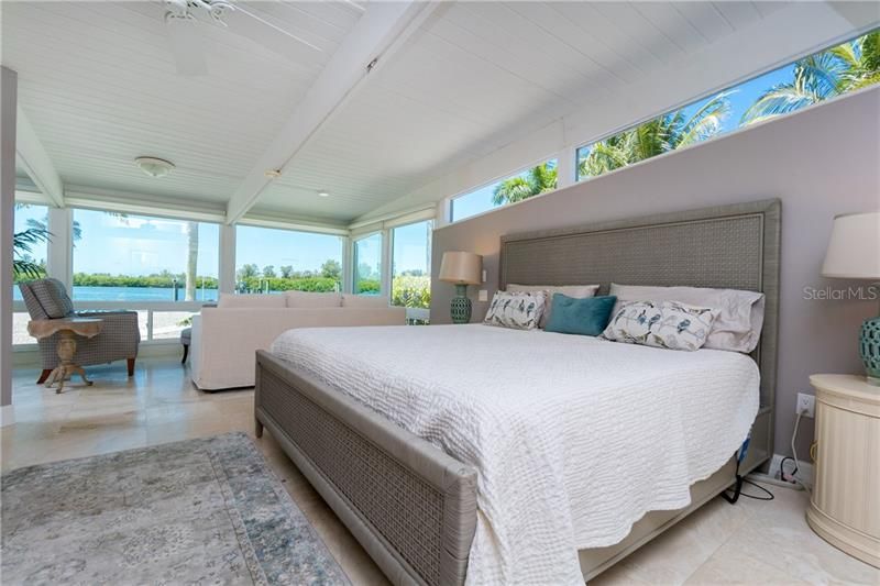 Beautiful tropical view from master bedroom!