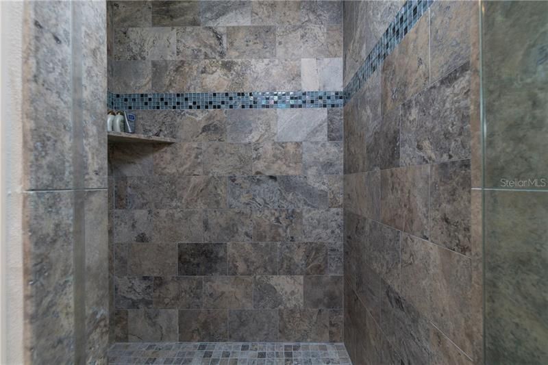 Bathroom #3 features large walk in shower.