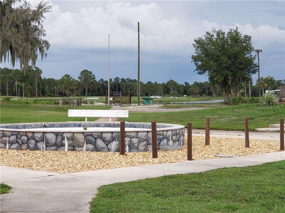 recreation area by the lake