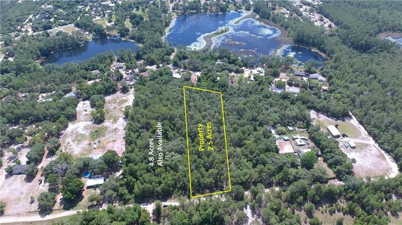 2.5 Acres on Pine Valley Drive. (Adjacent Land is 4.8 acres, also available).