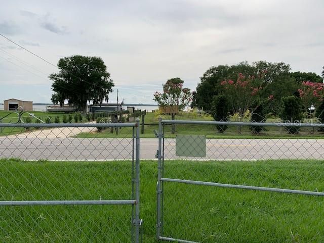 VIEW OF LAKE REEDY ACROSS FROM THE ENTRANCE