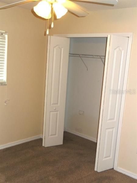 BEDROOM 3 WITH LARGE CLOSET