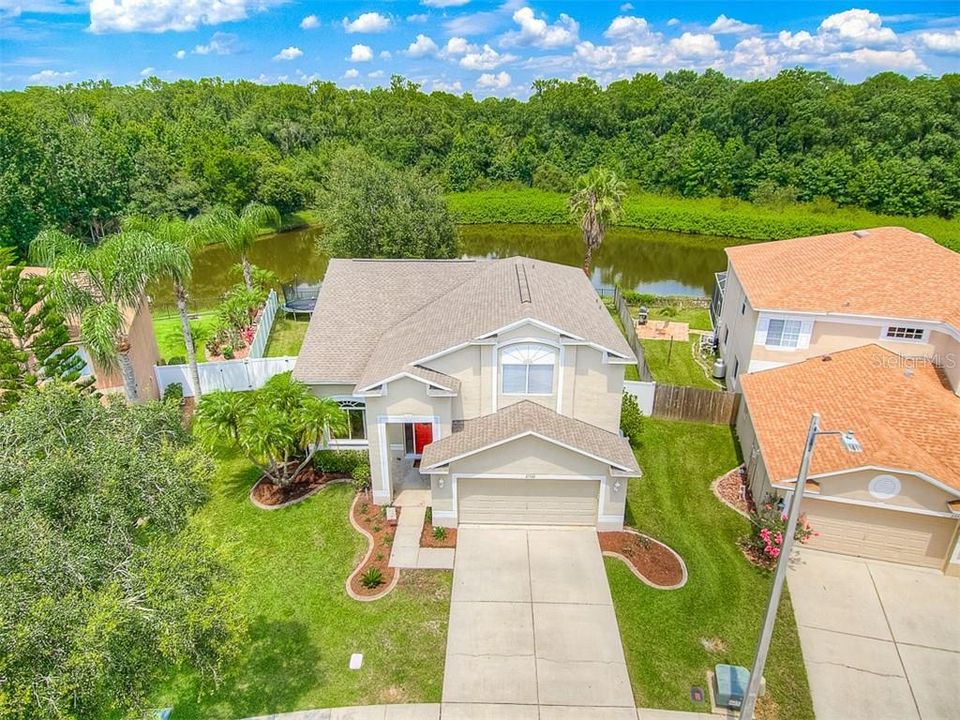 Stunning pond and preserve view from your back yard!