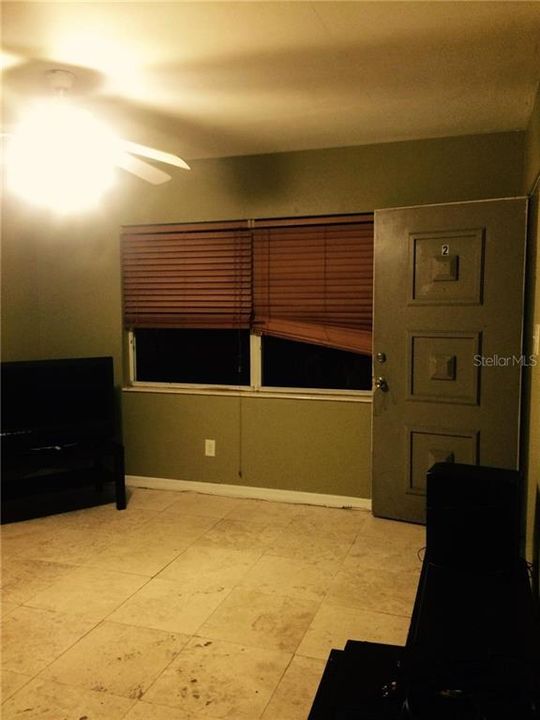 Great room - now painted neutral beige