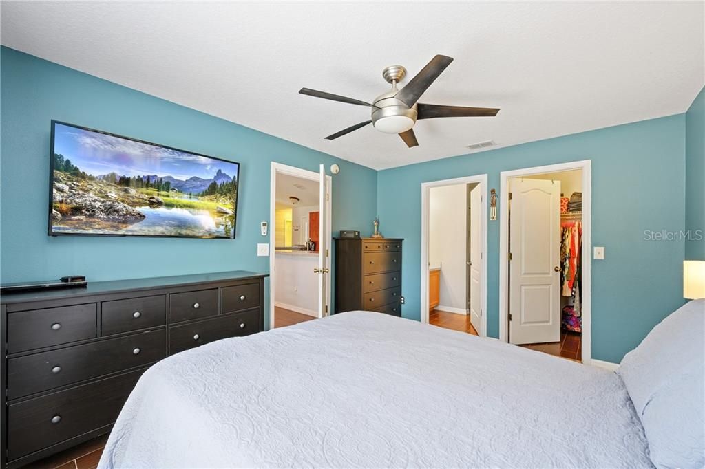 Master Bedroom with walk-in closet and ensuite Bathroom