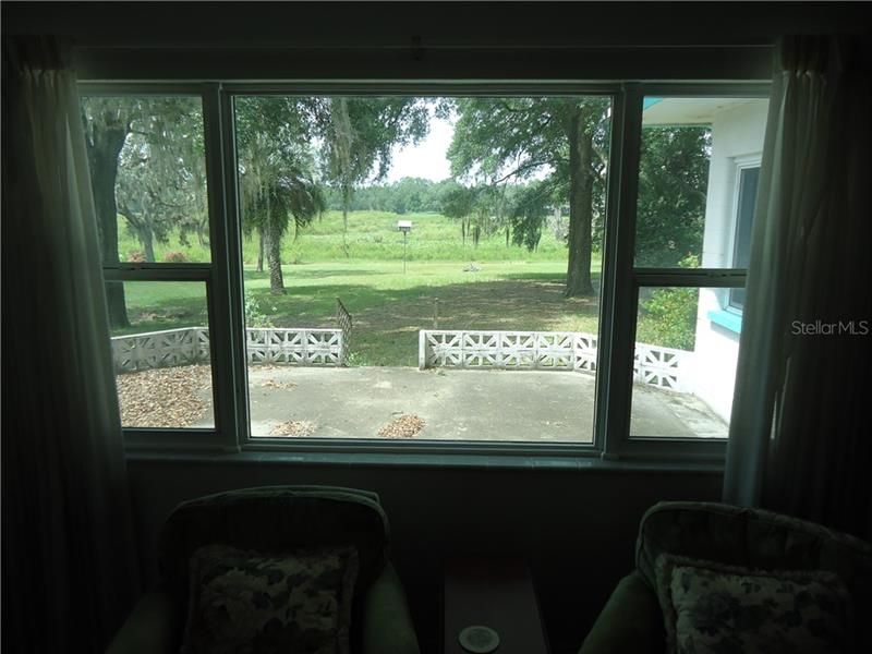Back Yard view with large picturesque windows to overlook