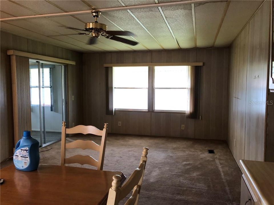 Living Room space from the Dining Area