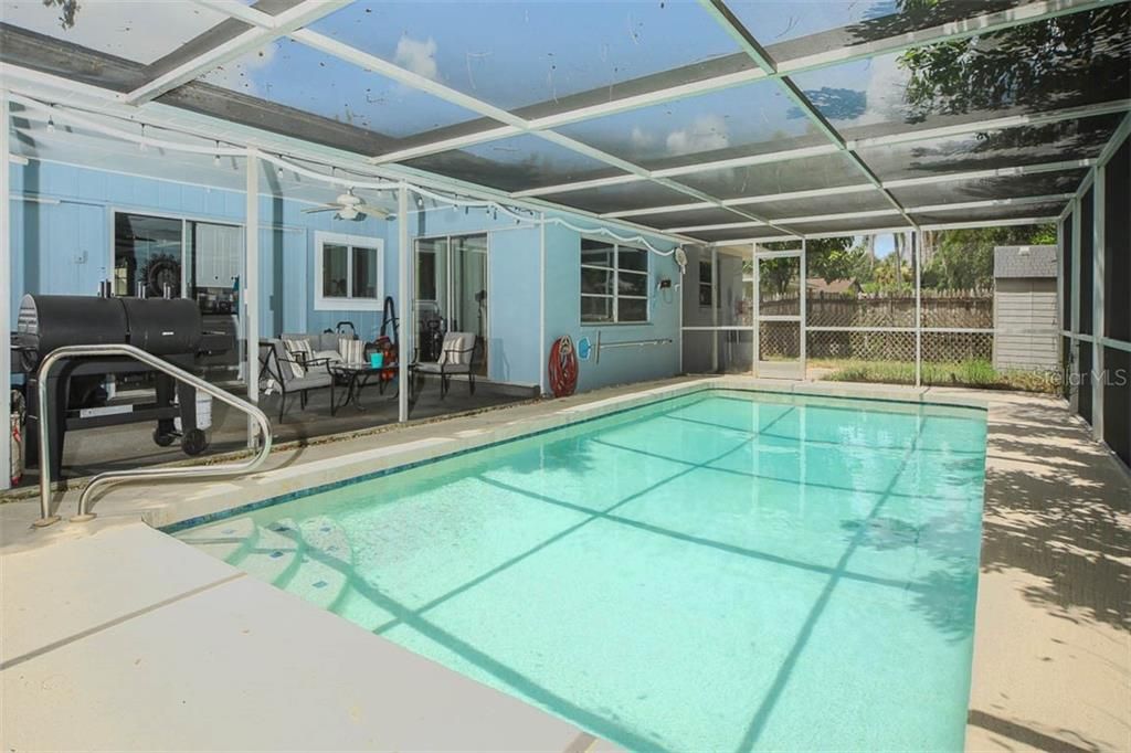 HUGE 14' X 32' HEATED SALT WATER POOL!!!