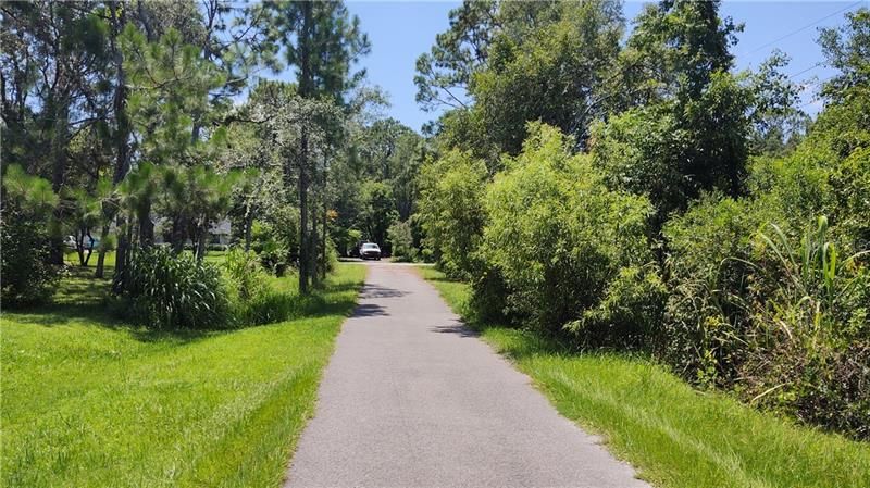 Great View coming out of your Lot Looking South towards Franklin Ave; Your Access road and Driveway would be Right BEHIND You! Nice!