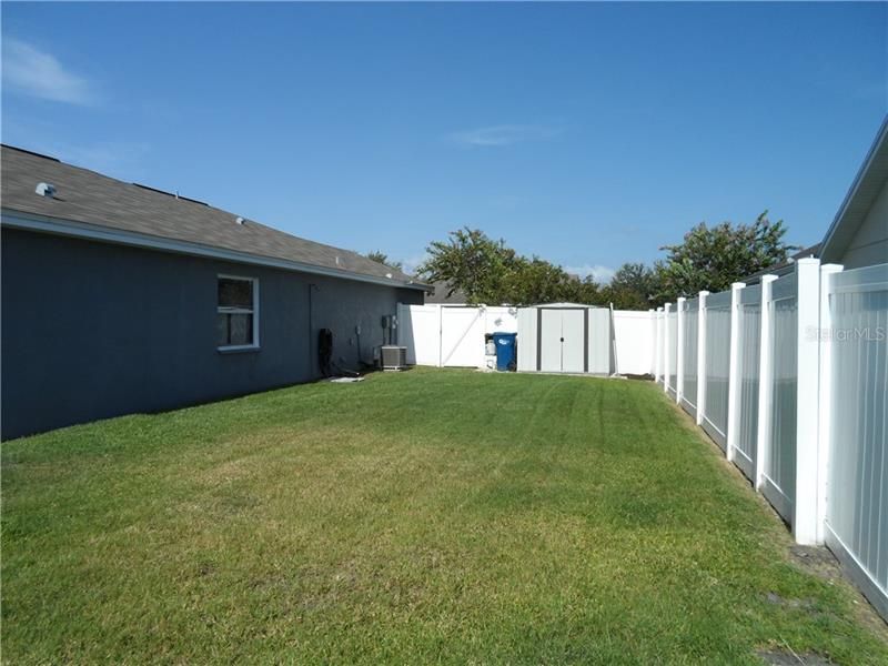 Gate Access to Back Yard and Shed