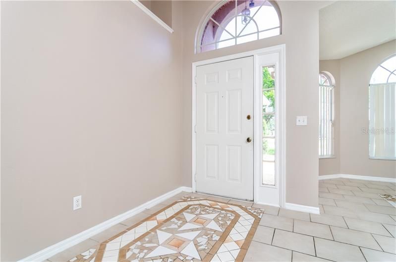 Foyer and Living Room