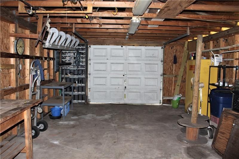 Garage and workshop