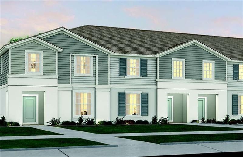Exterior Design - Artist rendering for this home provided by builder. Pictures are for illustration purposes only. Elevations, colors and options may vary.