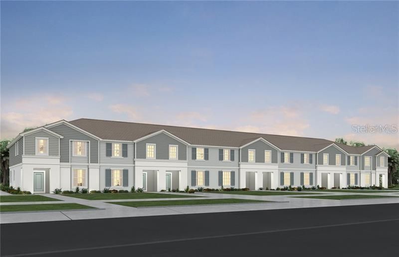 Exterior Design - Artist rendering for this home provided by builder. Pictures are for illustration purposes only. Elevations, colors and options may vary.