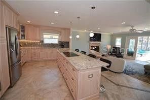 Gourmet Kitchen with ample space.