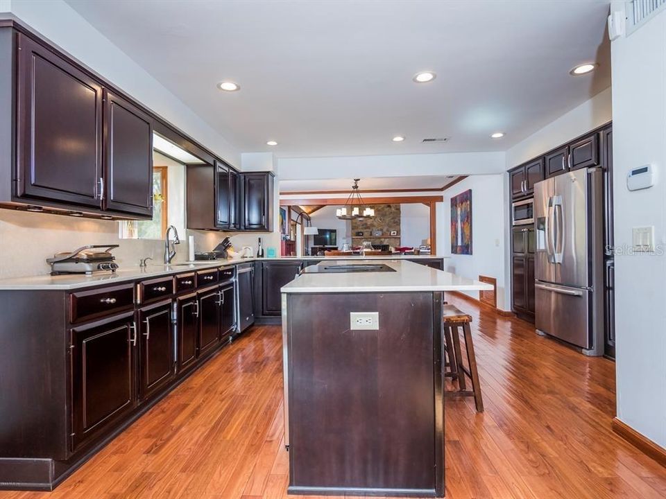 Main home kitchen with stainless steel appliances