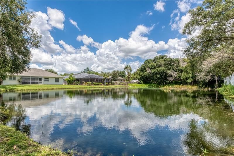 5008 23 Street East, Bradenton FL 34203 MLS A4473352Pond view from living room