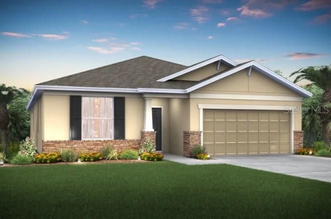 Exterior Design - Artist rendering for this home provided by builder.