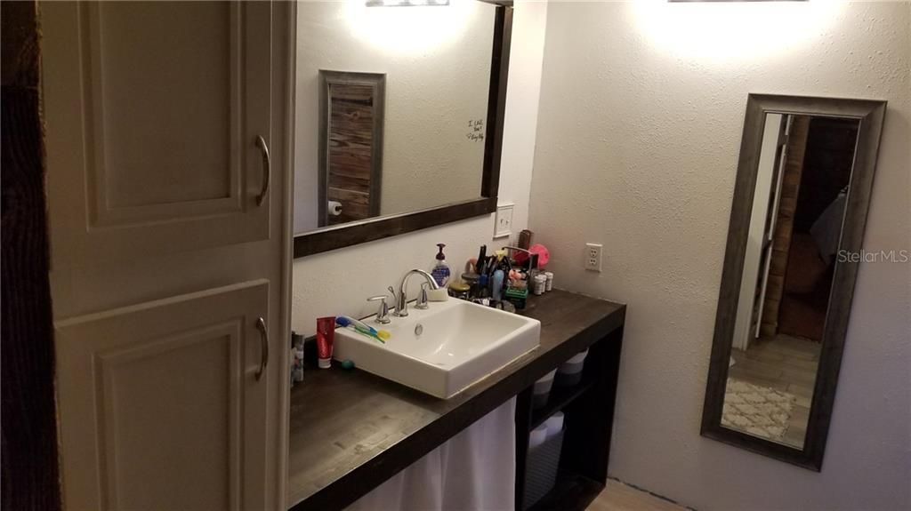 Master bathroom vanity