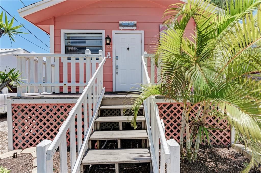 Front door to the main house