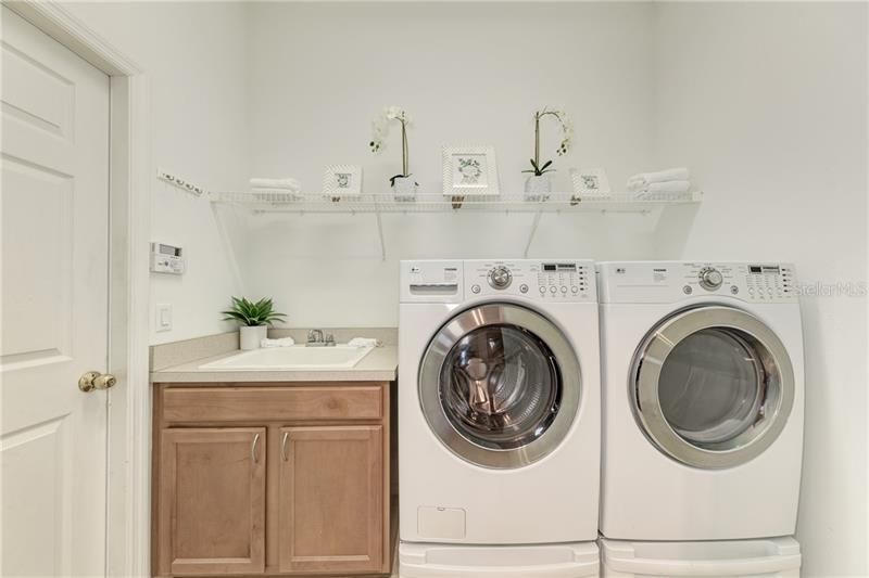 Laundry Room with a Nice Utility Sink