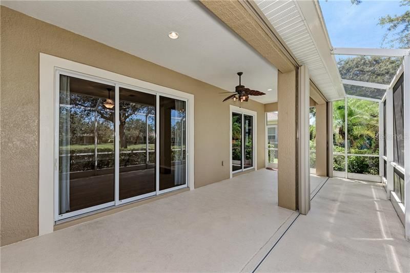 Large Covered and Extended Lanai