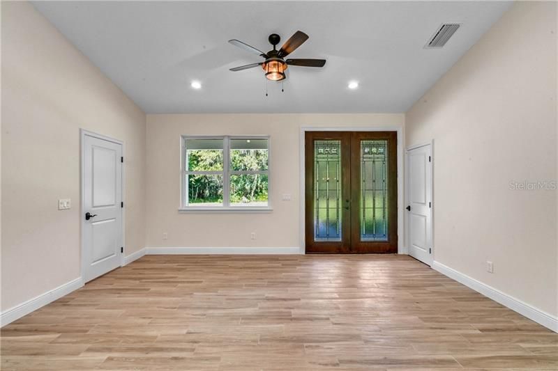 Front entry with foyer