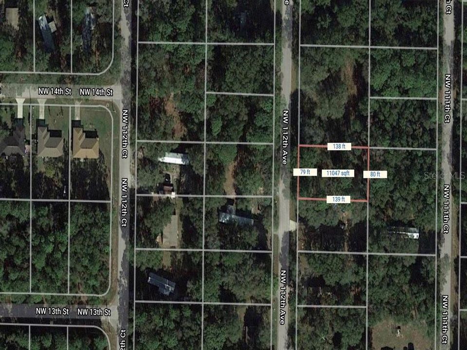 Recently Sold: $9,500 (0.25 acres)