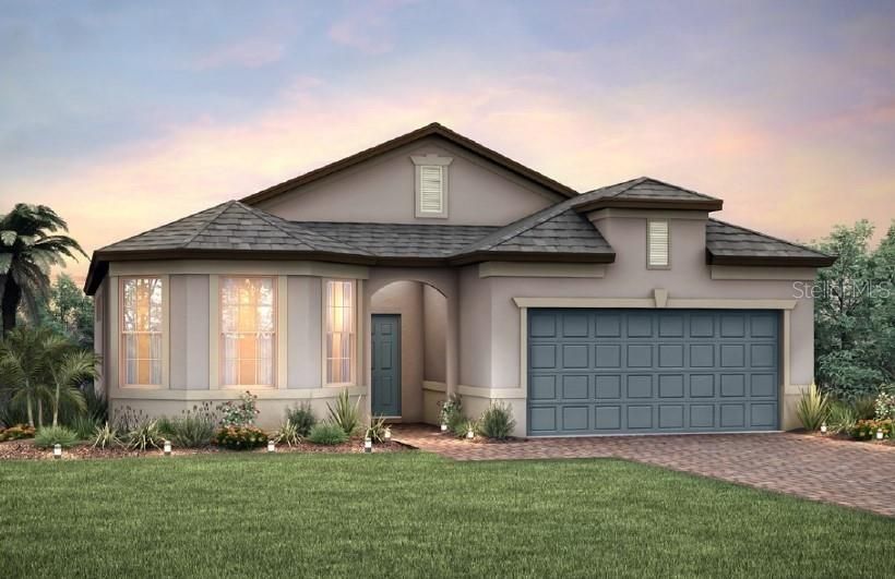 Artist rendering for this home provided by builder. Pictures are for illustration purposes only. Elevations, colors and options may vary.