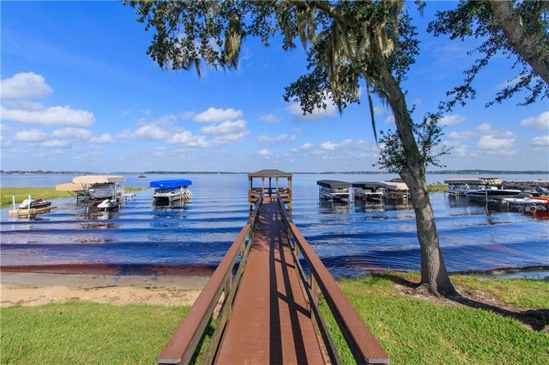 Community Dock and Boat Slips