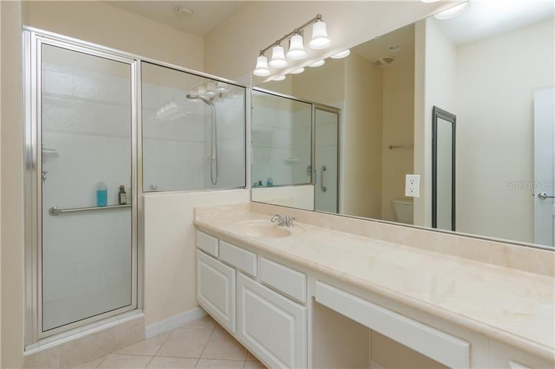 Master Bathroom with Large Walk In Shower