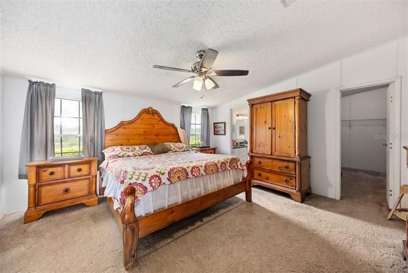 Master Bedroom with Spacious Walk-In Closet