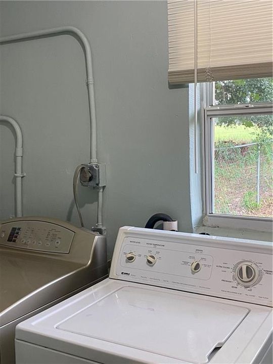 Washer and Dryer area